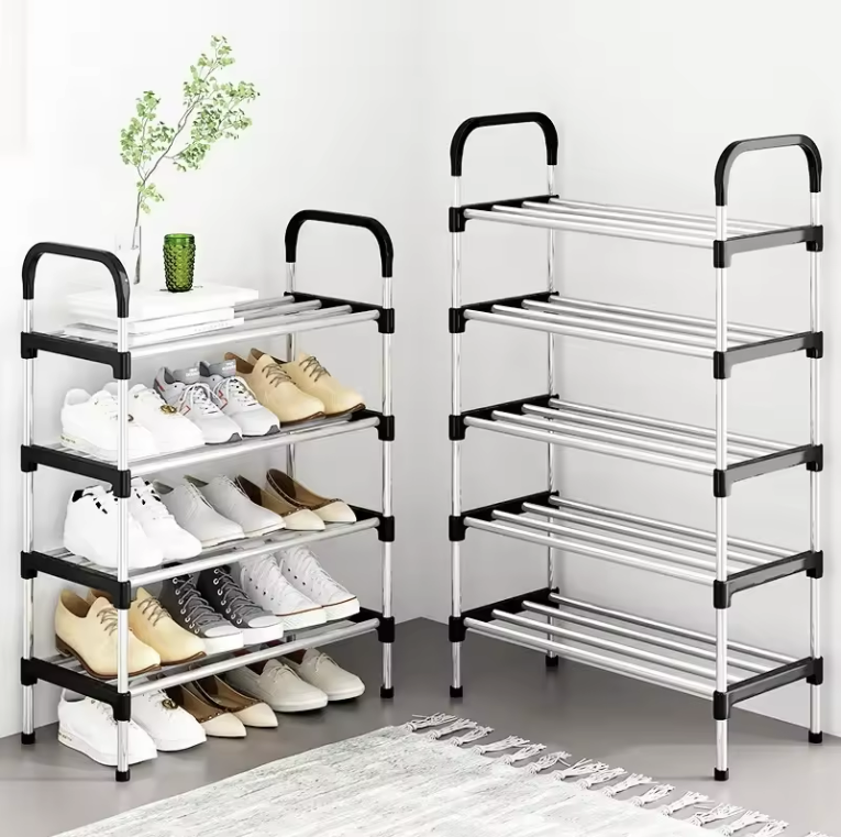 4-Tier Metal Shoe Rack