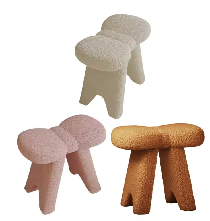 Butterfly Plush Stools