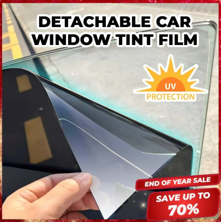 Universal Reduce Infrared Heat & Block UV by 99% Removable Window Tint Film for Cars - DIY Cut for Multiple Shapes
