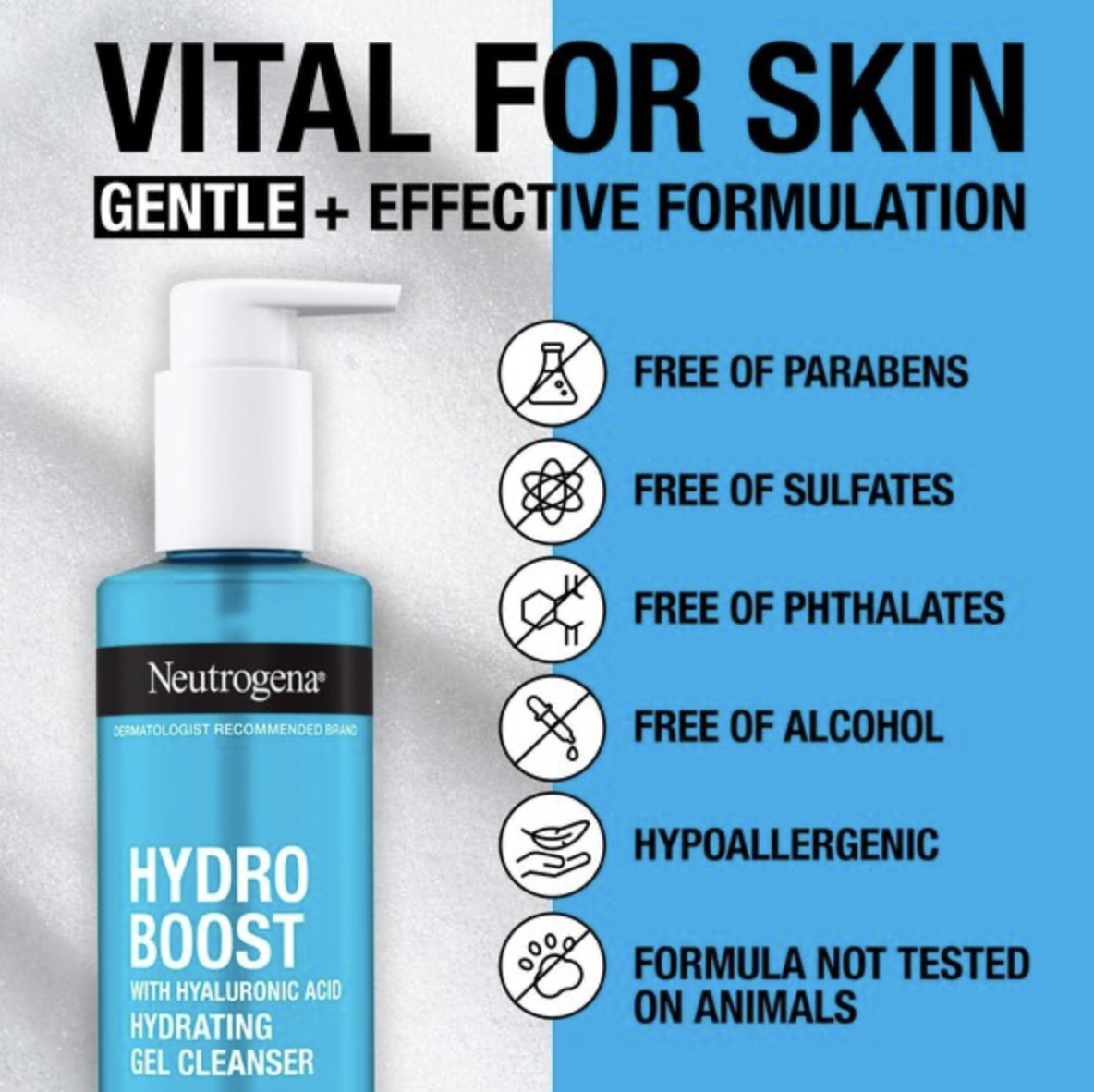 Limpiador en gel hidratante Neutrogena Hydro Boost