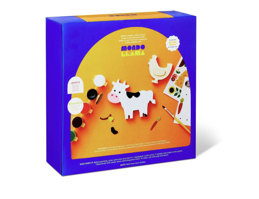 Kit de granja de madera para pintar