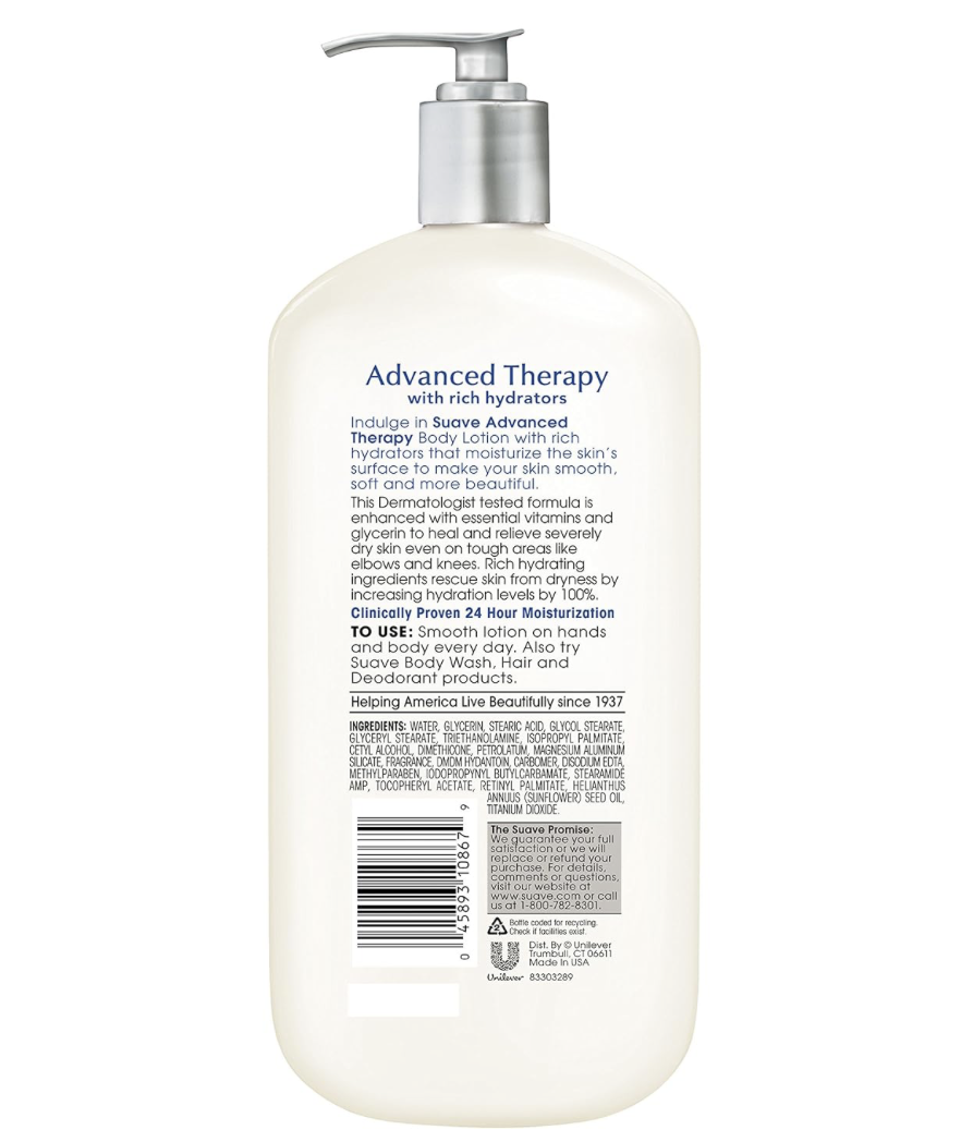 Loción corporal Suave Advanced Therapy