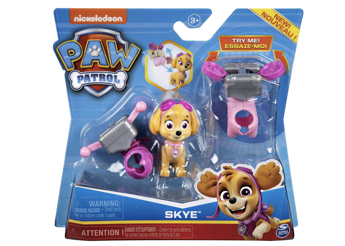 PAW Patrol Skye con clip de uniforme 