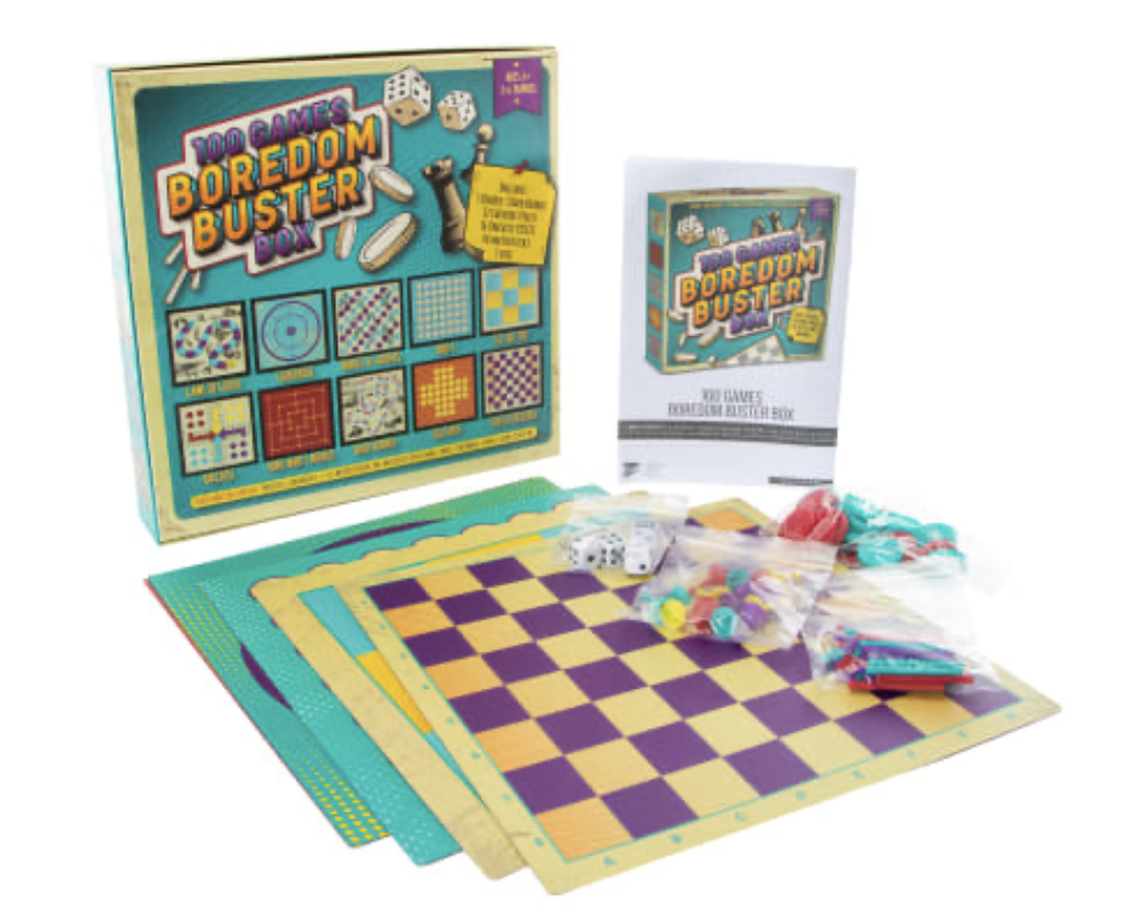 Caja Boredom Buster de 100 juegos