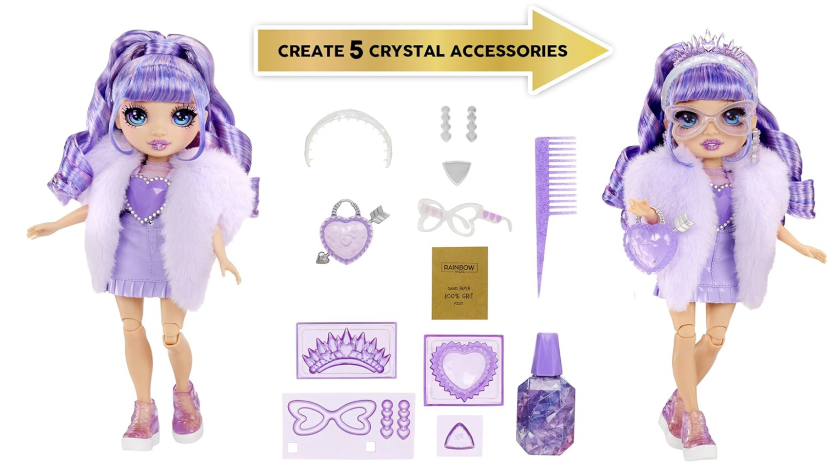 Muñeca Rainbow High Creative Crystals