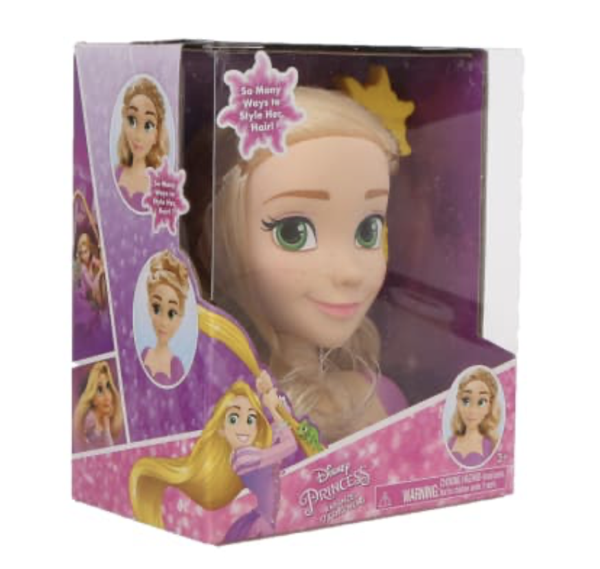 Cabeza de muñeca Rapunzel