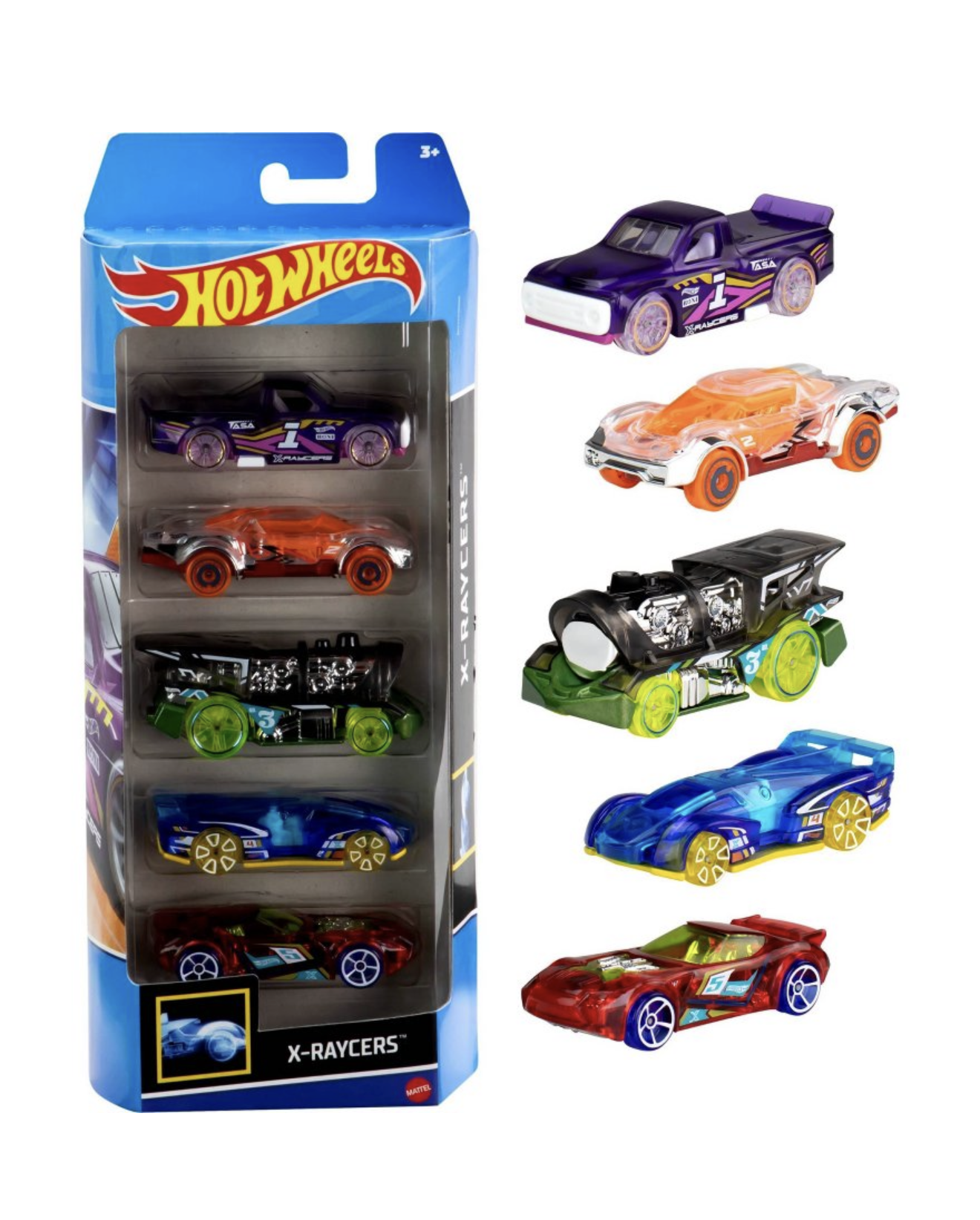 Hot Wheels set de 5 (Los estilos cambian)