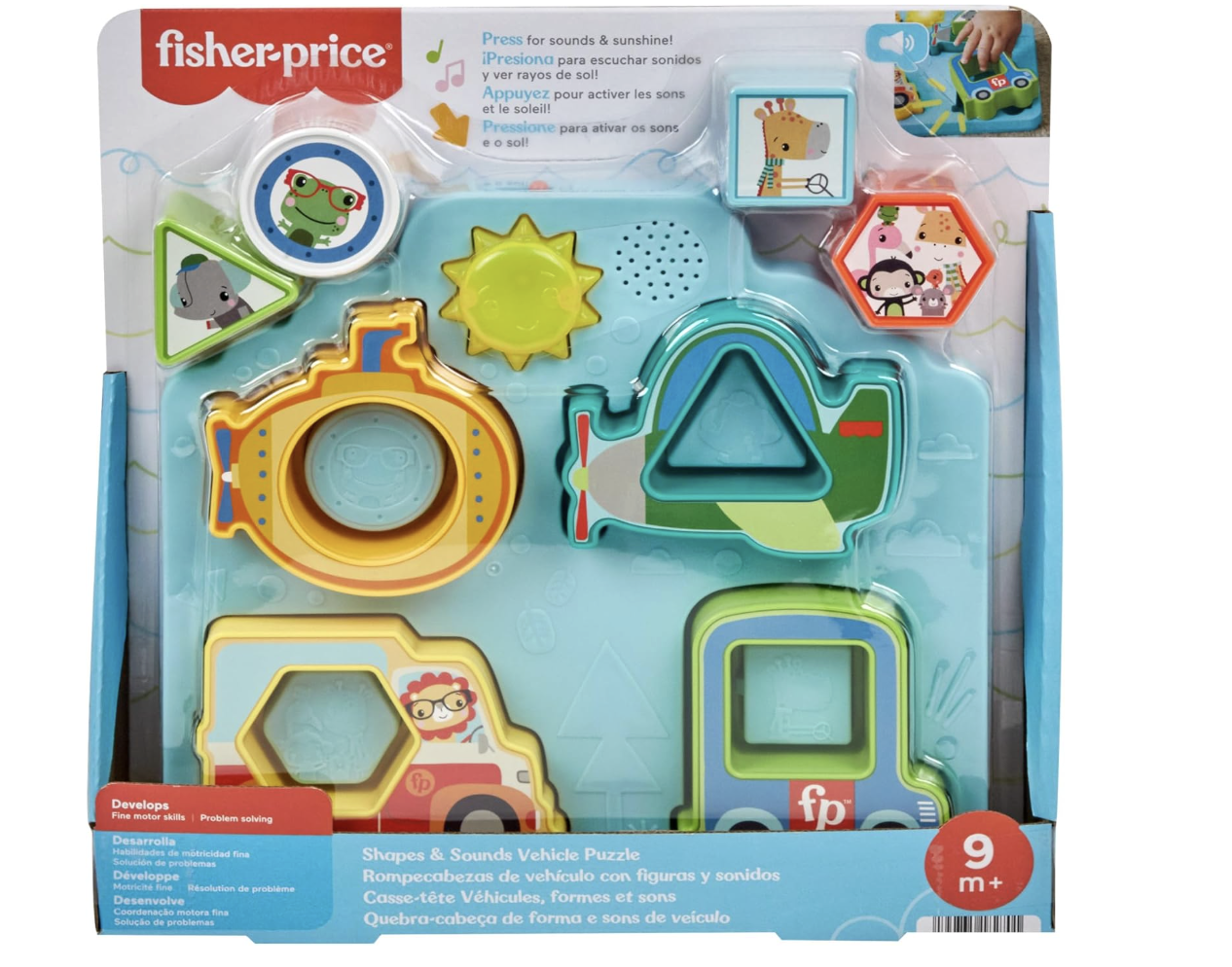 Fisher-Price Rompecabezas de vehículos con sonidos