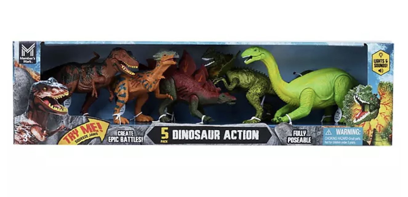 Figuras de dinosaurios de juguete