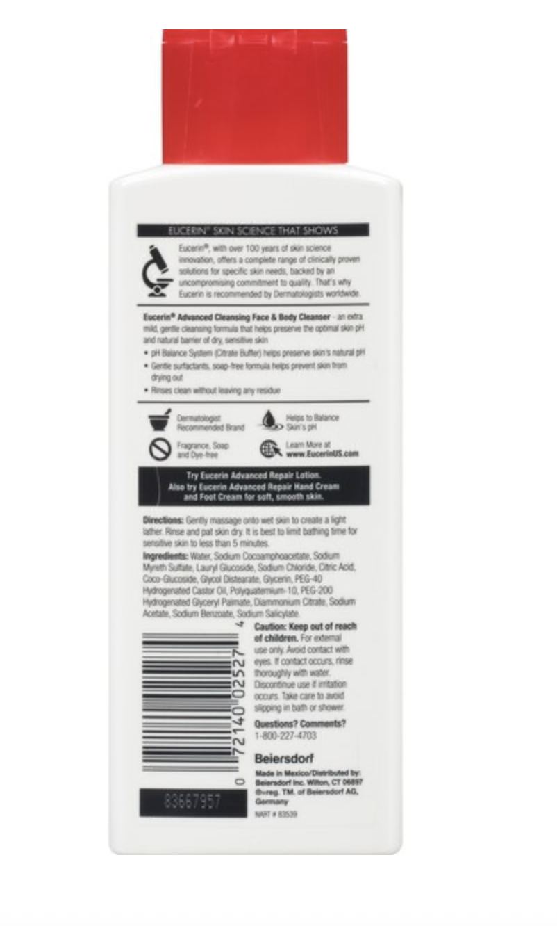 Loción Eucerin Original Healing