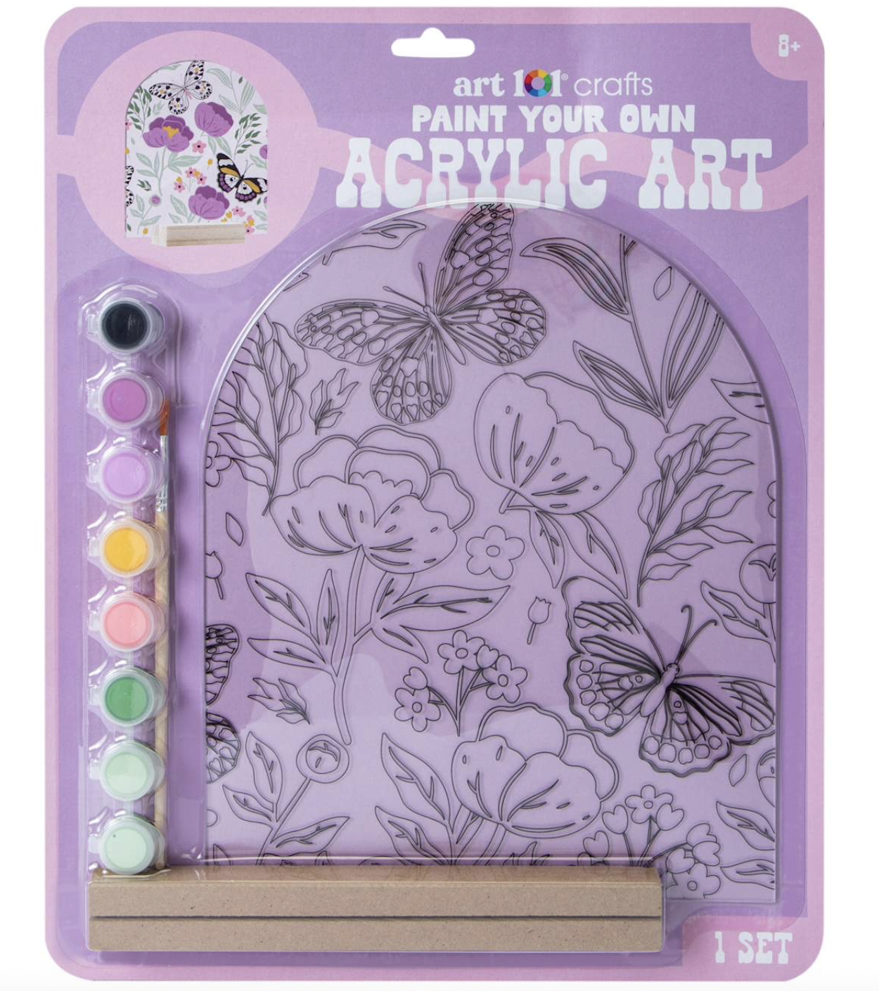 Arte acrílico para pintar