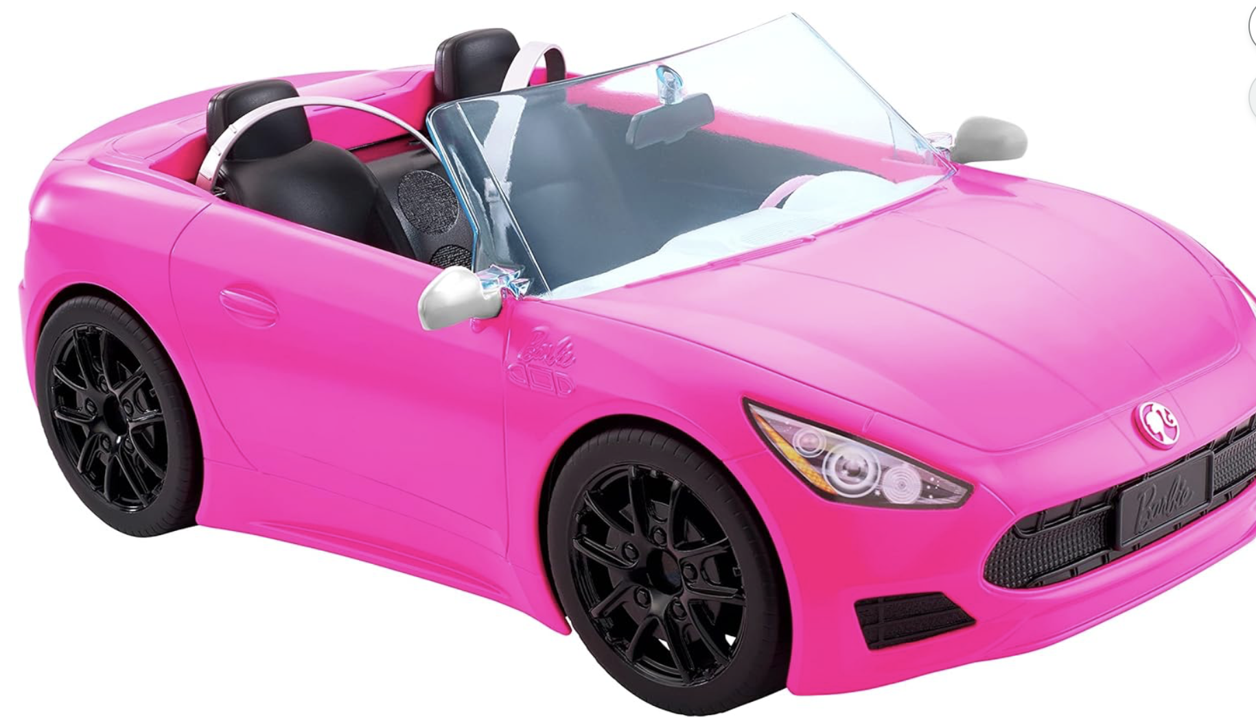Coche rosa convertible Barbie