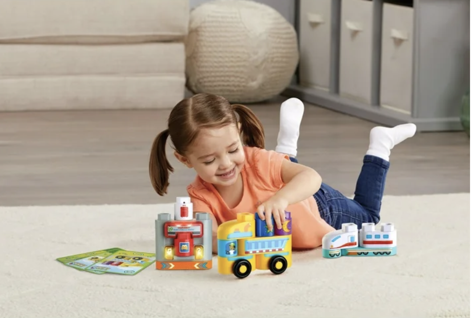 LeapFrog LeapBuilders: Vehículos de carreteras y ferrocarriles