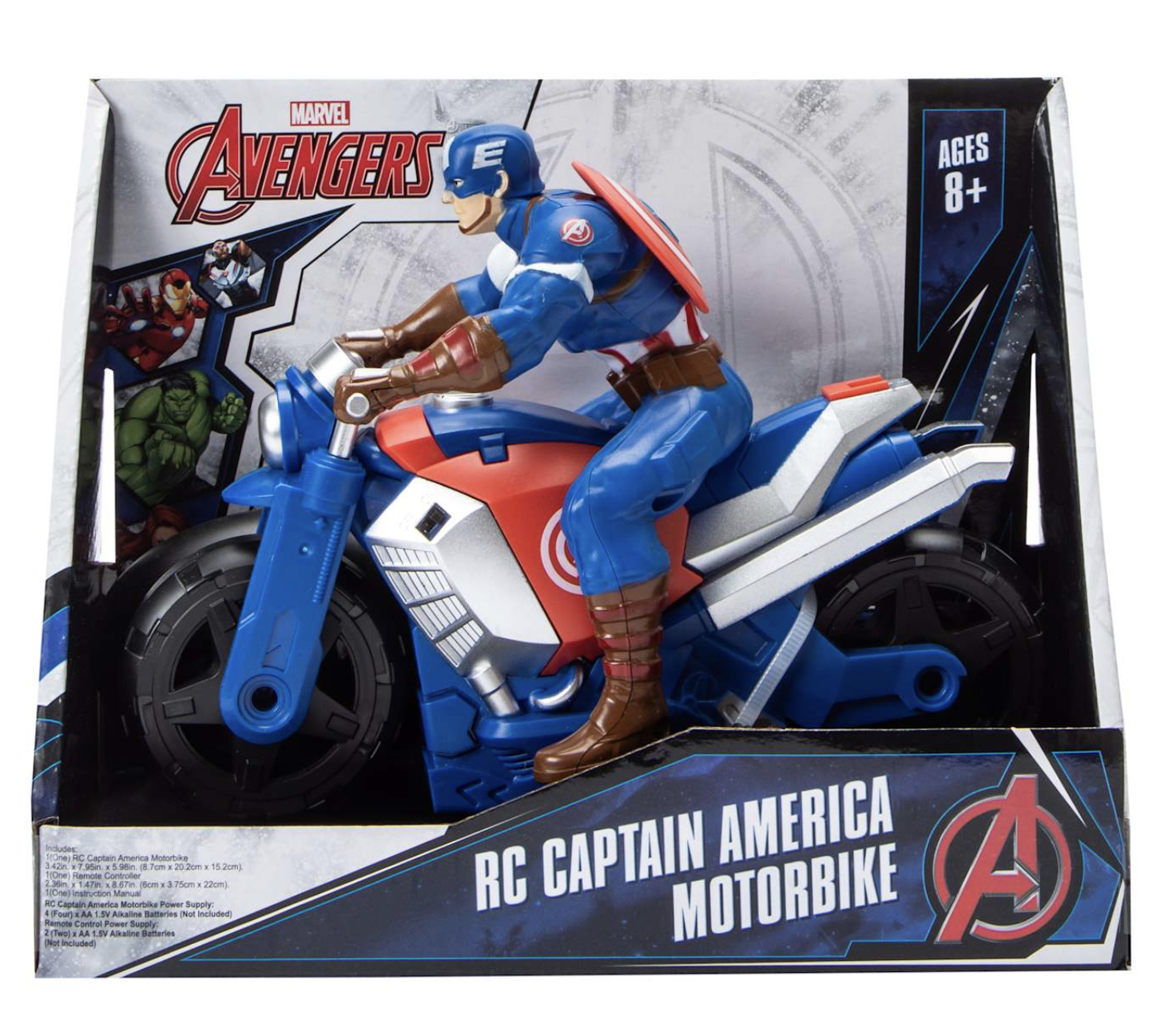 Moto Control Remoto Capitán América