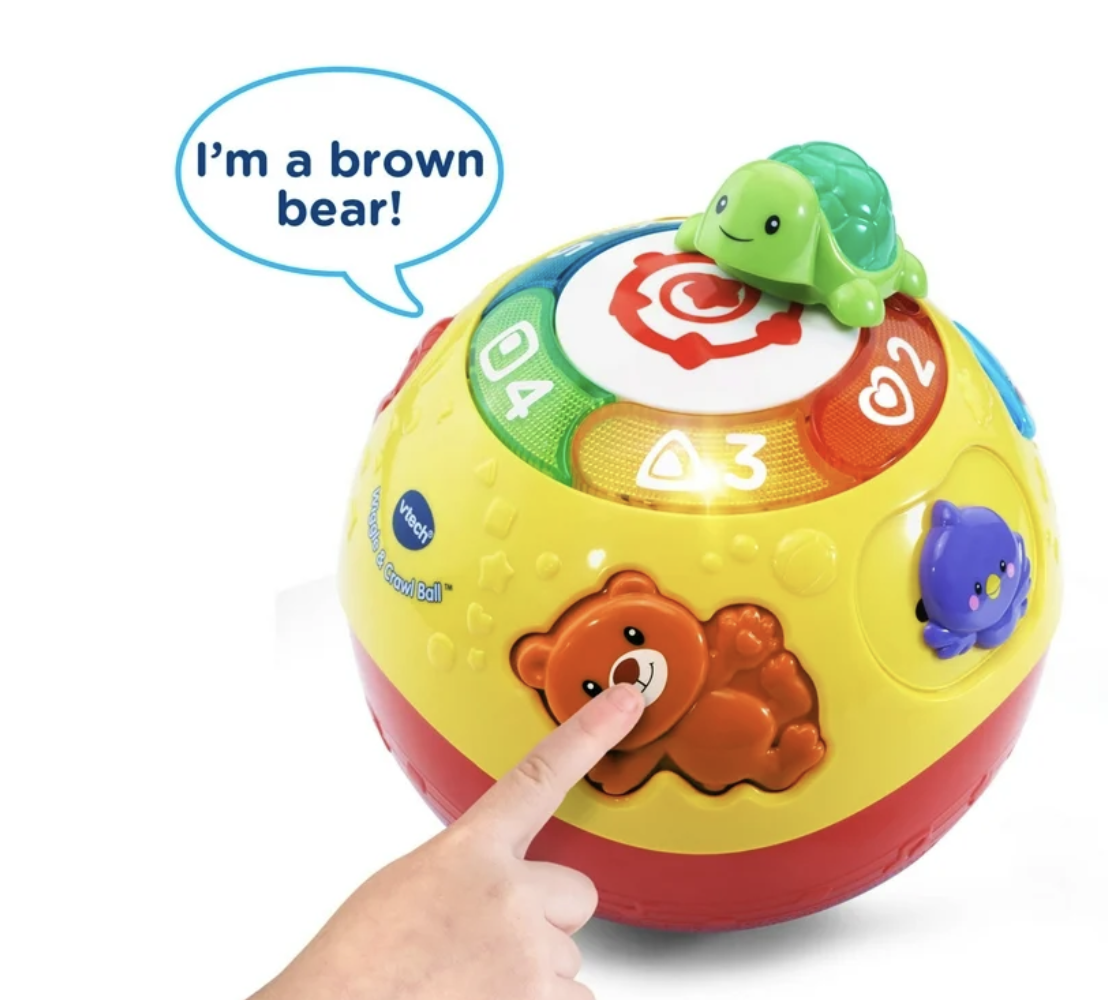 Pelota interactiva Wiggle & Crawl Ball de VTech