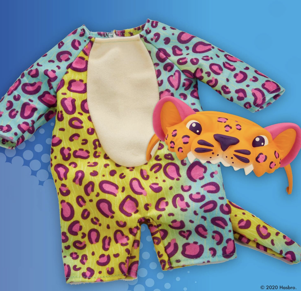 Muñeca Baby Alive disfraz de leopardo