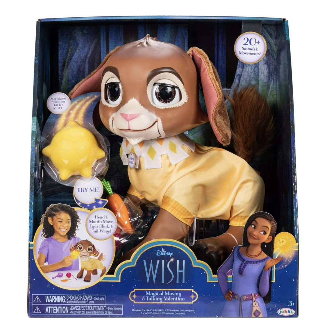 Muñeco Mágico Parlante Valentino de Disney Wish