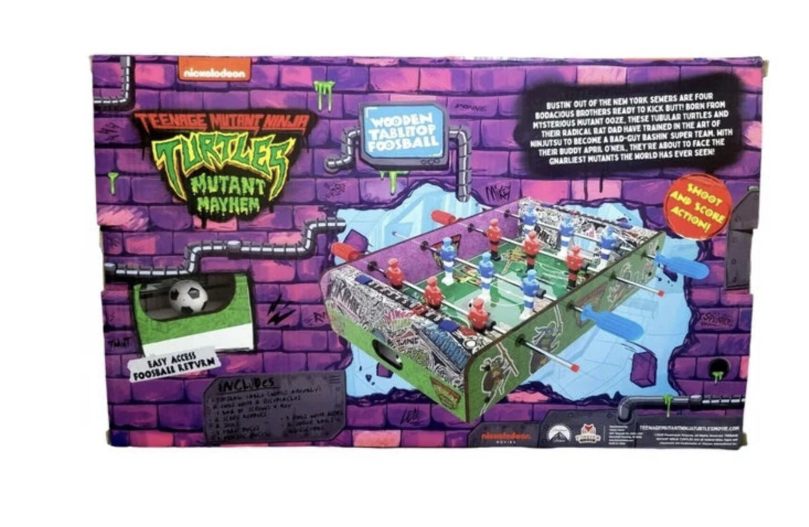 Futbolín Tortugas Ninja