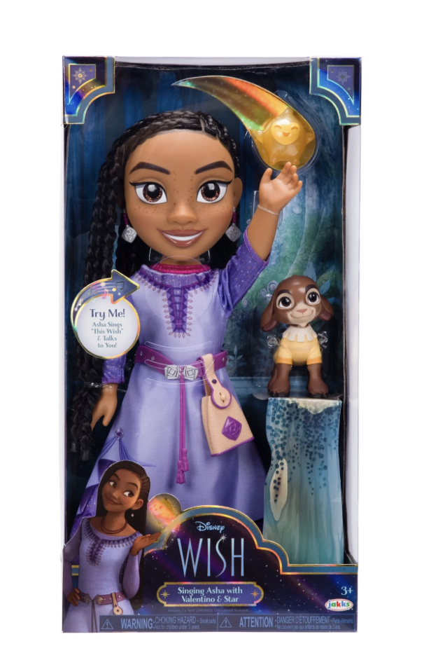 Muñeca Disney Wish Asha cantando