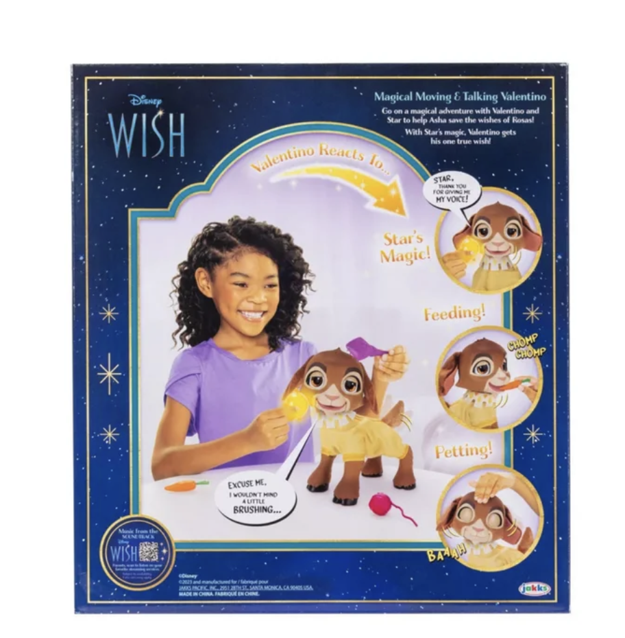 Muñeco Mágico Parlante Valentino de Disney Wish