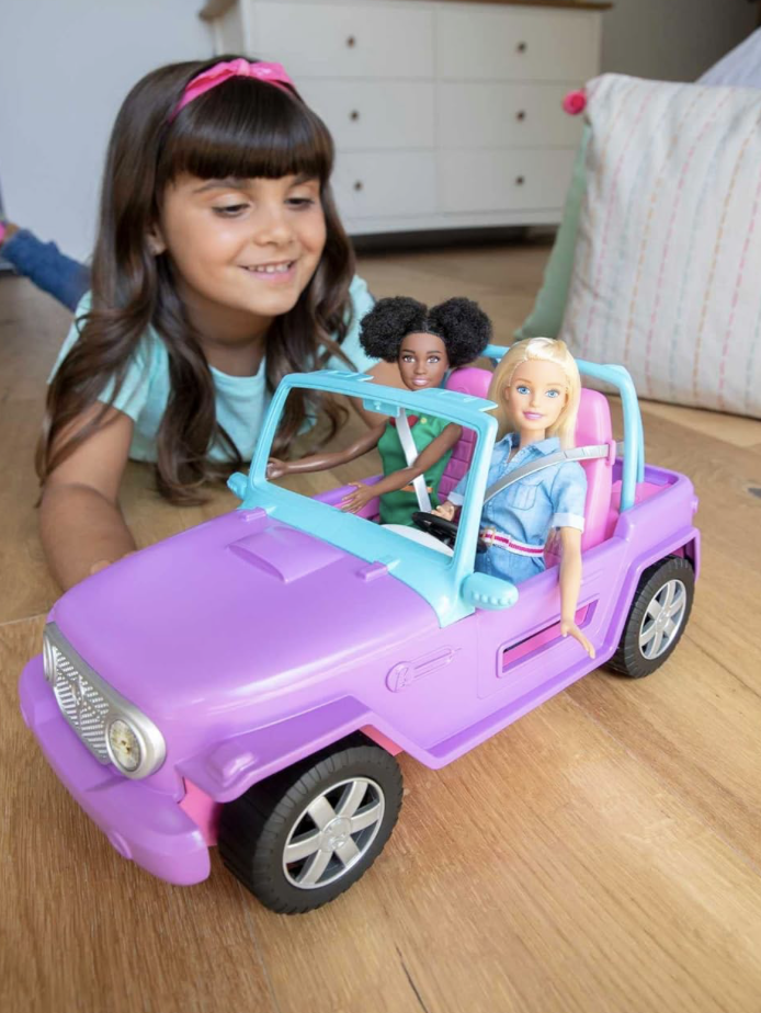 Auto descapotable Barbie