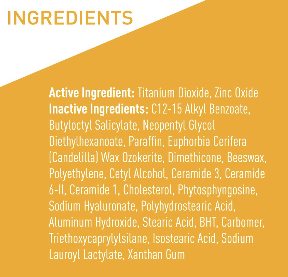 Protector solar en barra CeraVe SPF 50