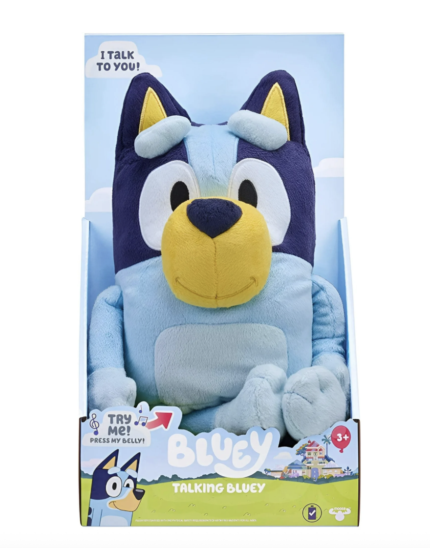 Bluey interactivo que habla