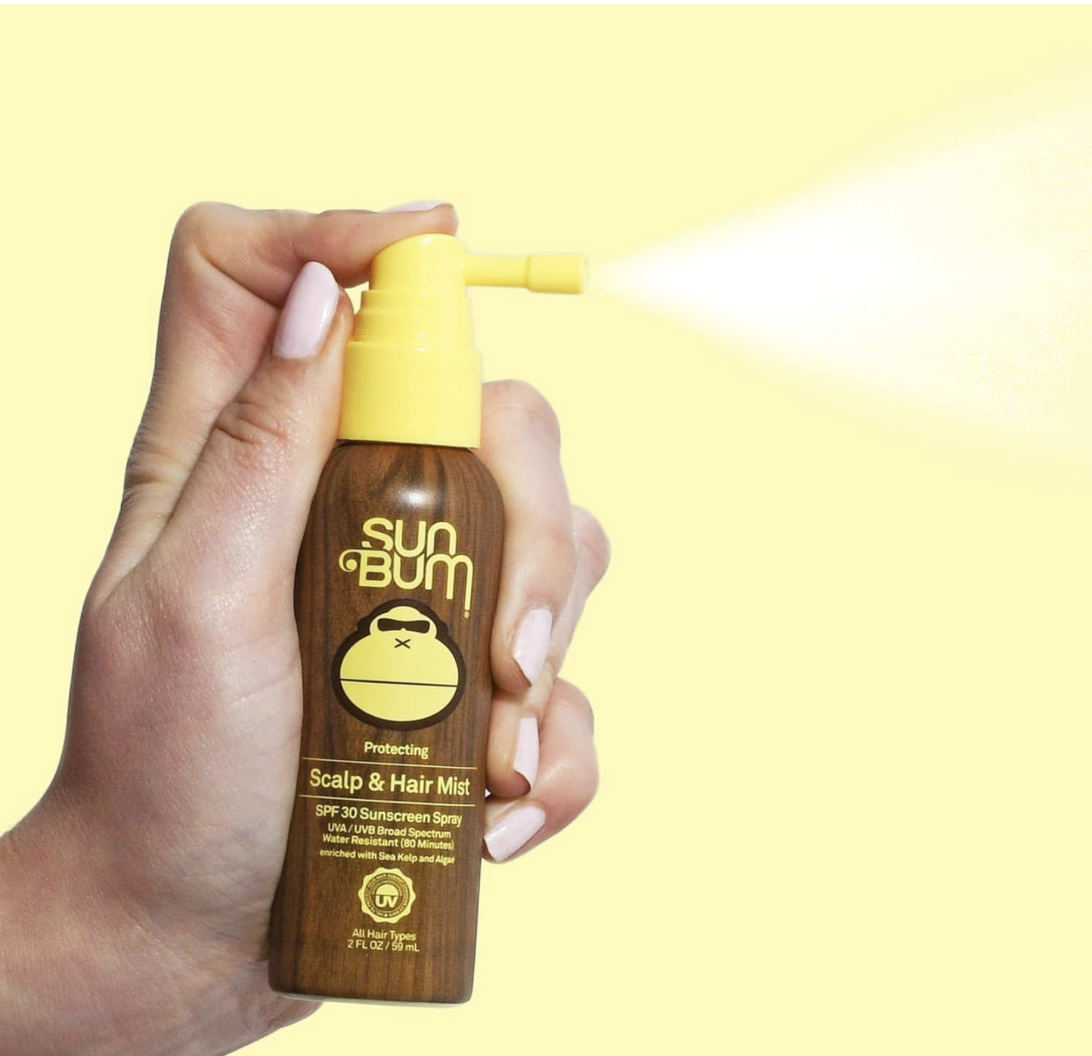 Spray protector solar para cuero cabelludo y cabello