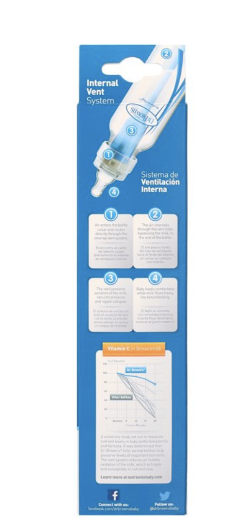 Biberón Dr. Brown's Natural Flow 8 oz