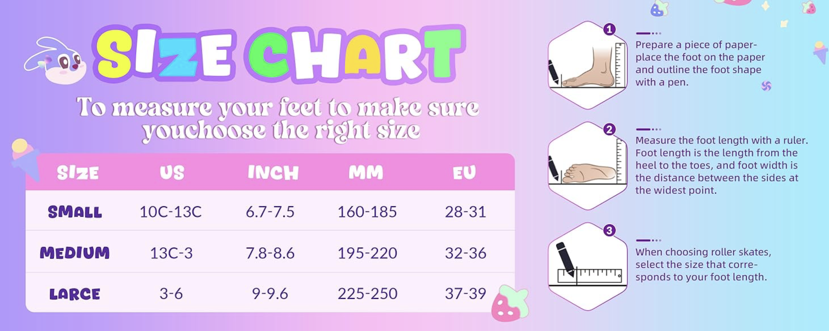 Patines ajustables Talla Small-Little kid (10C-13C US)