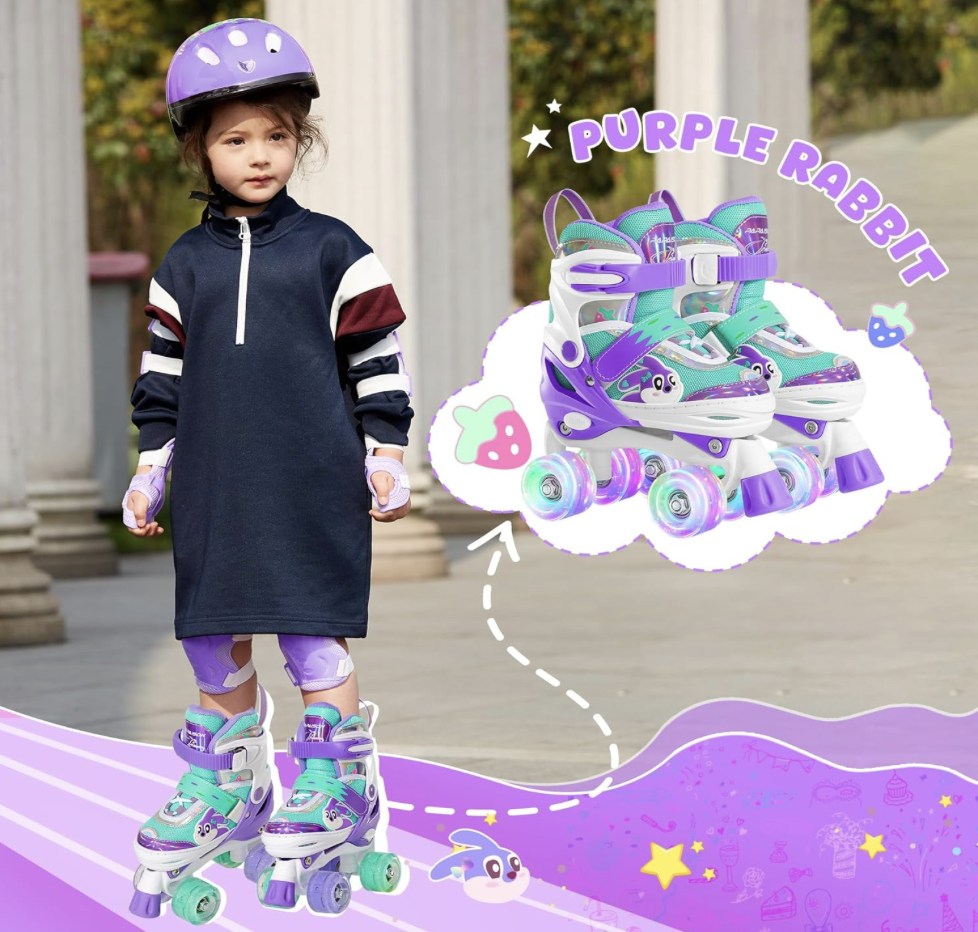 Patines ajustables Talla Small-Little kid (10C-13C US)