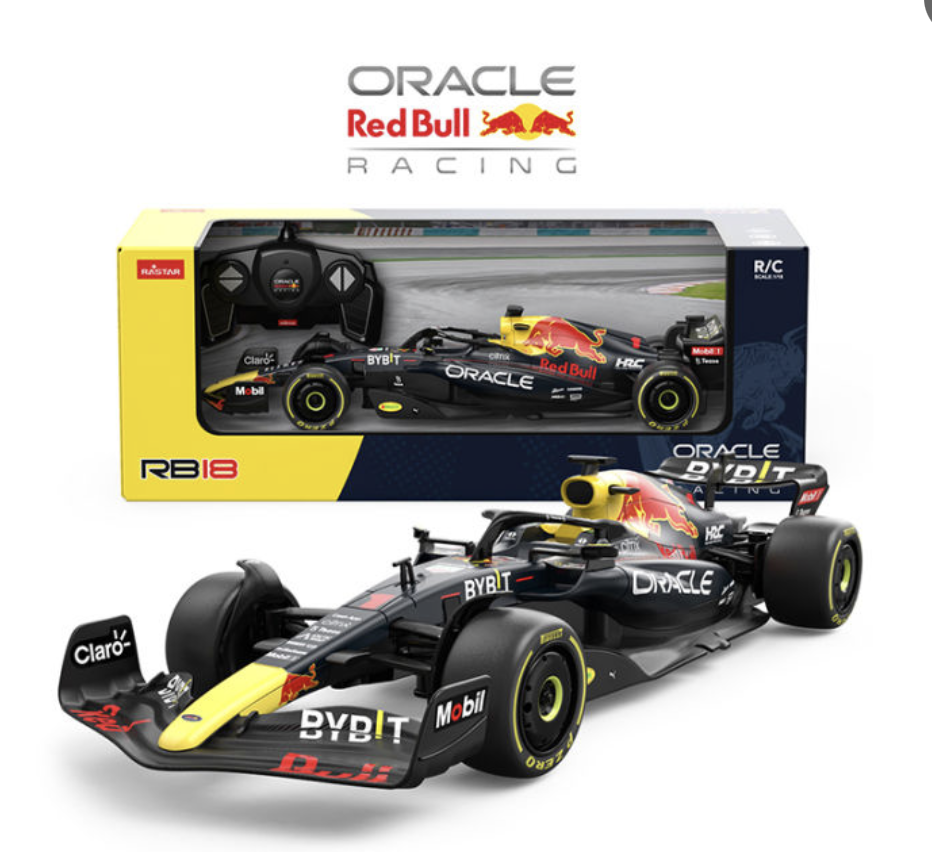 Coche de Fórmula 1 Red Bull a control remoto