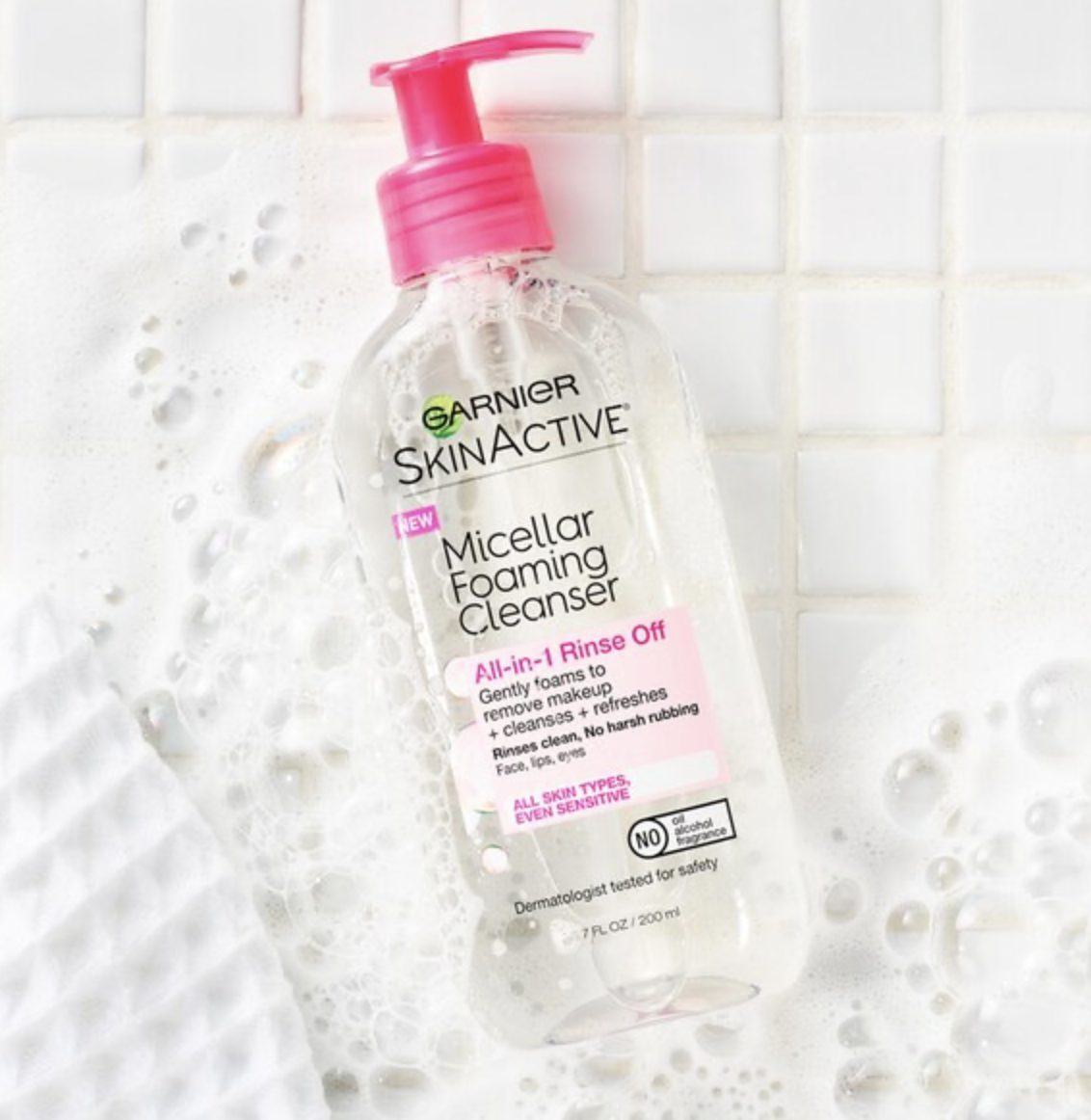 Limpiador espumoso micellar Garnier SkinActive