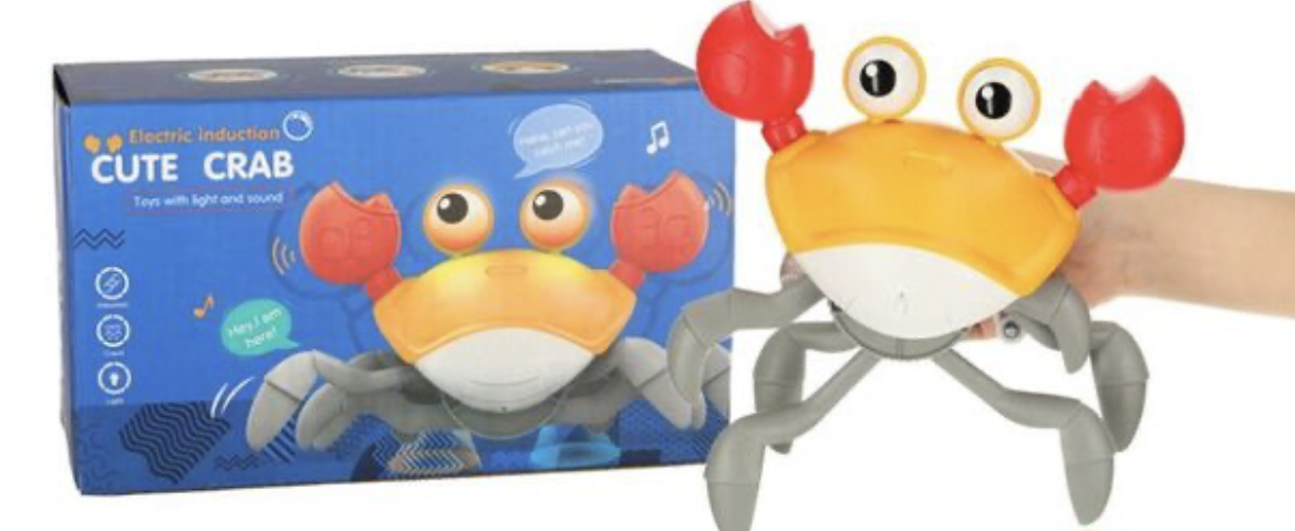 Cangrejo eléctrico interactivo