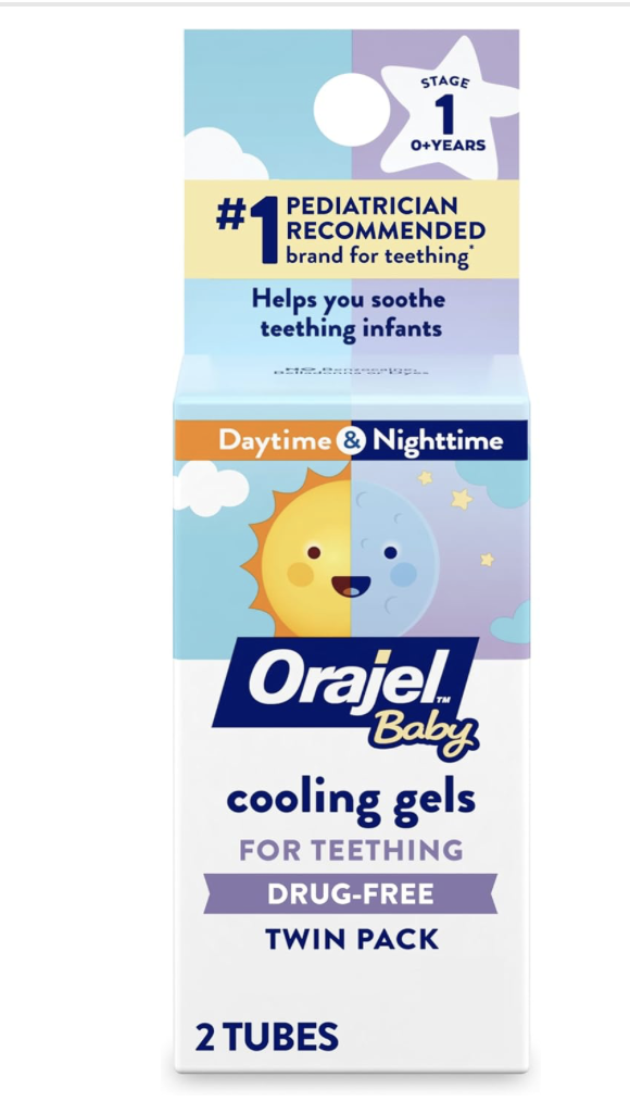 Gel relajante de Orajel Baby para la dentición de bebés
