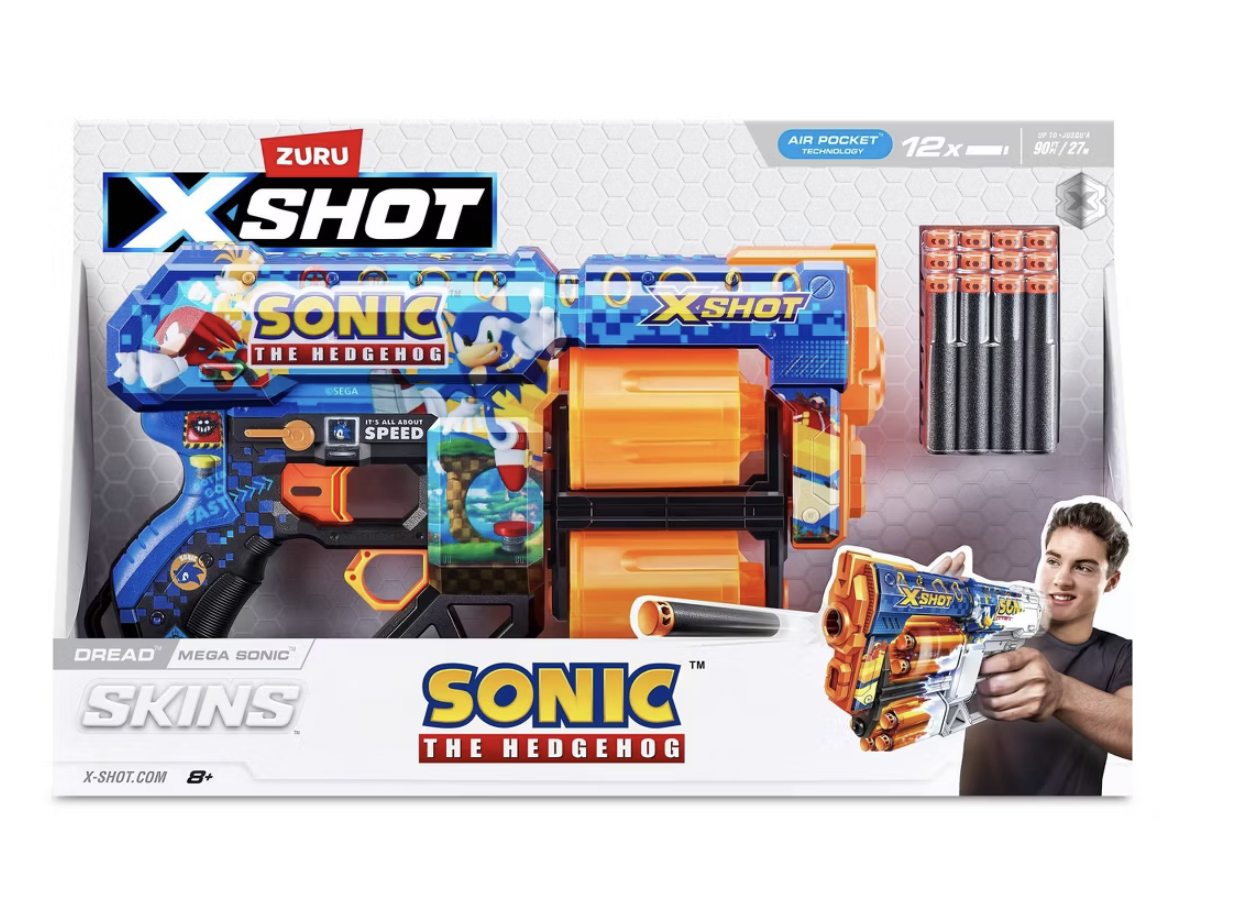 Pistola X-Shot Sonic The Hedgehog