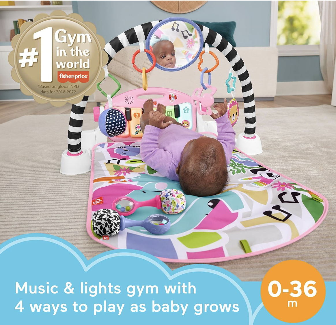 Gimnasio musical para bebés Fisher-Price