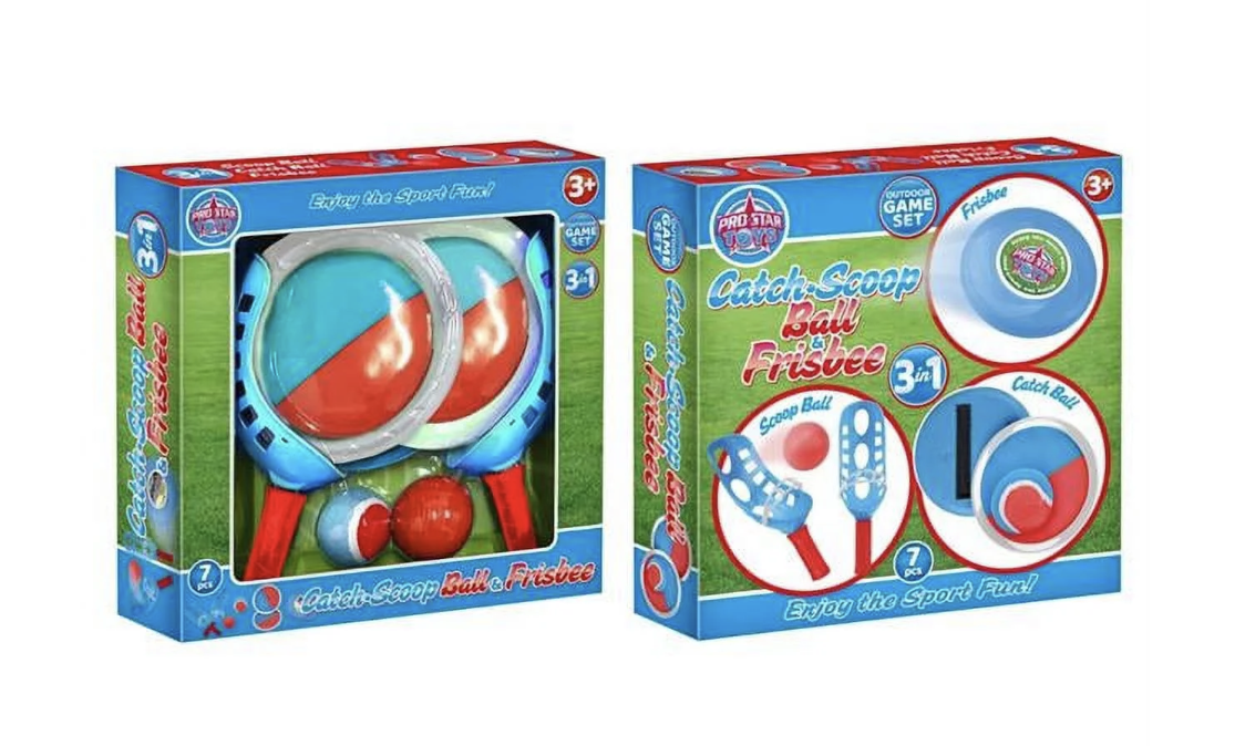 Juego de lanzamiento y captura 3 en 1