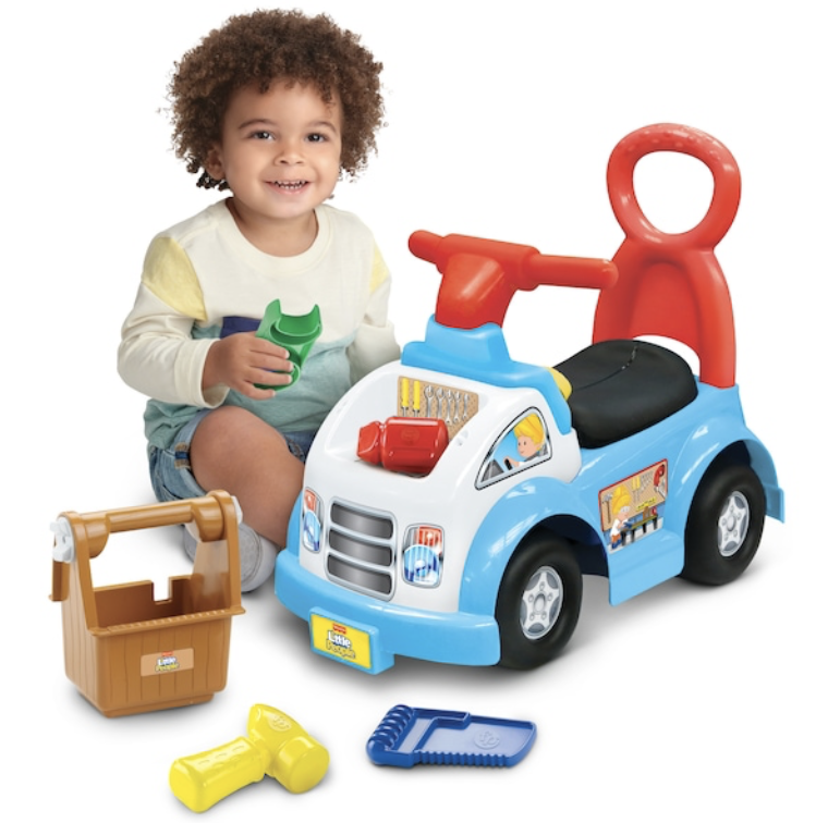 Carrito de paseo Fisher-Price Little People Lil’ Fixer