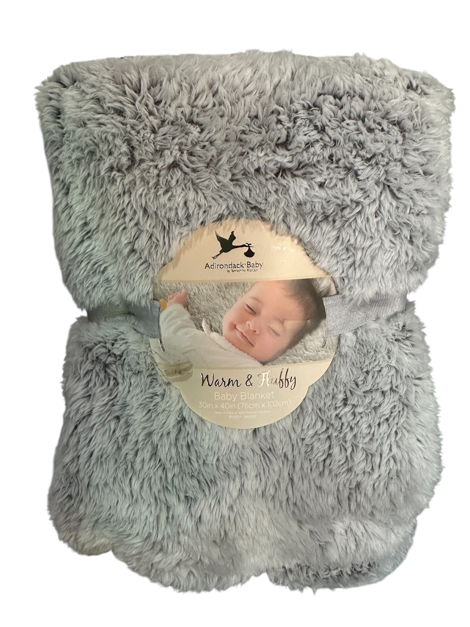 Manta para bebé gris