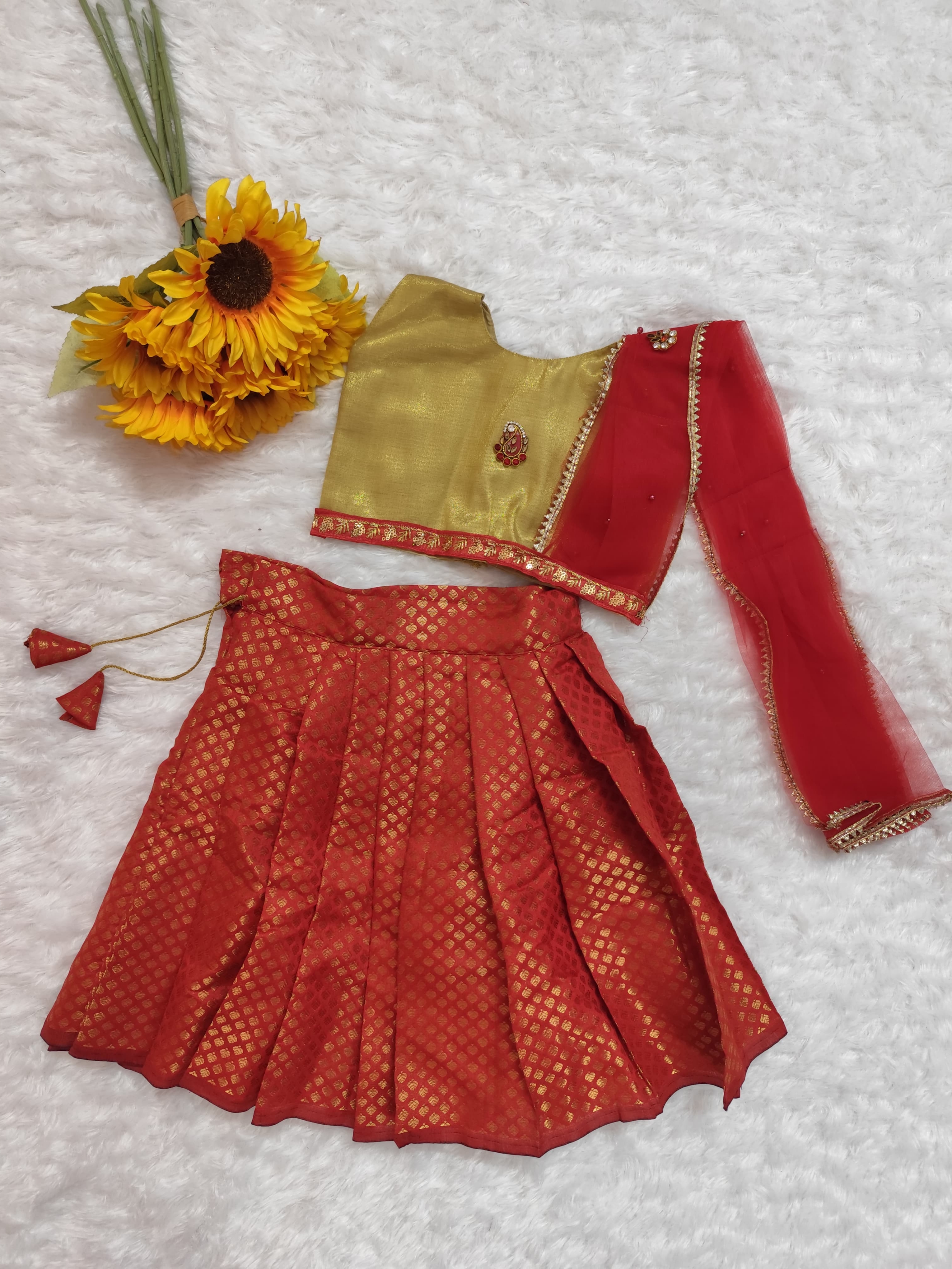 Traditional Indian Lehenga Choli Set