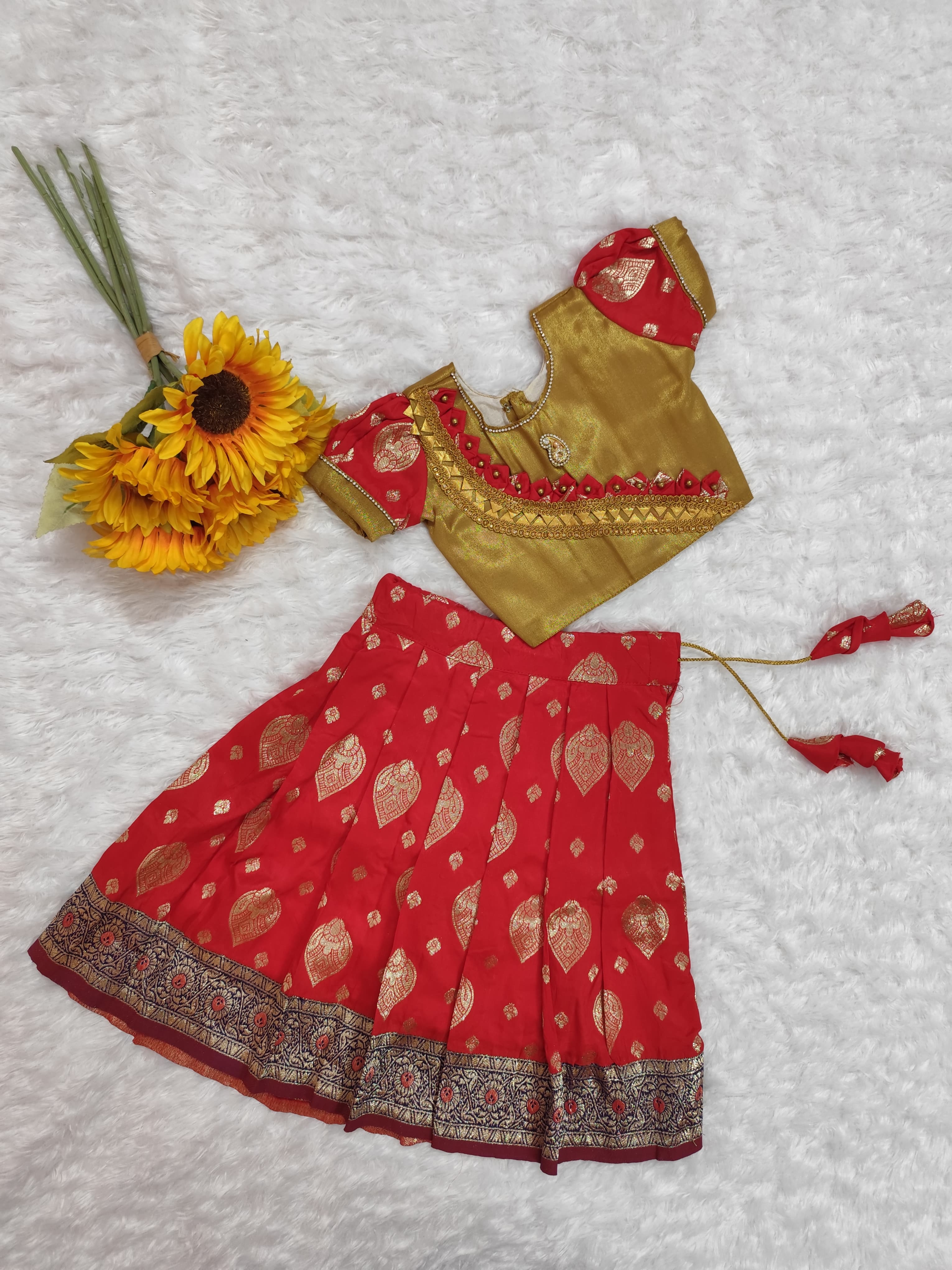 Traditional Indian Girl's Lehenga Choli