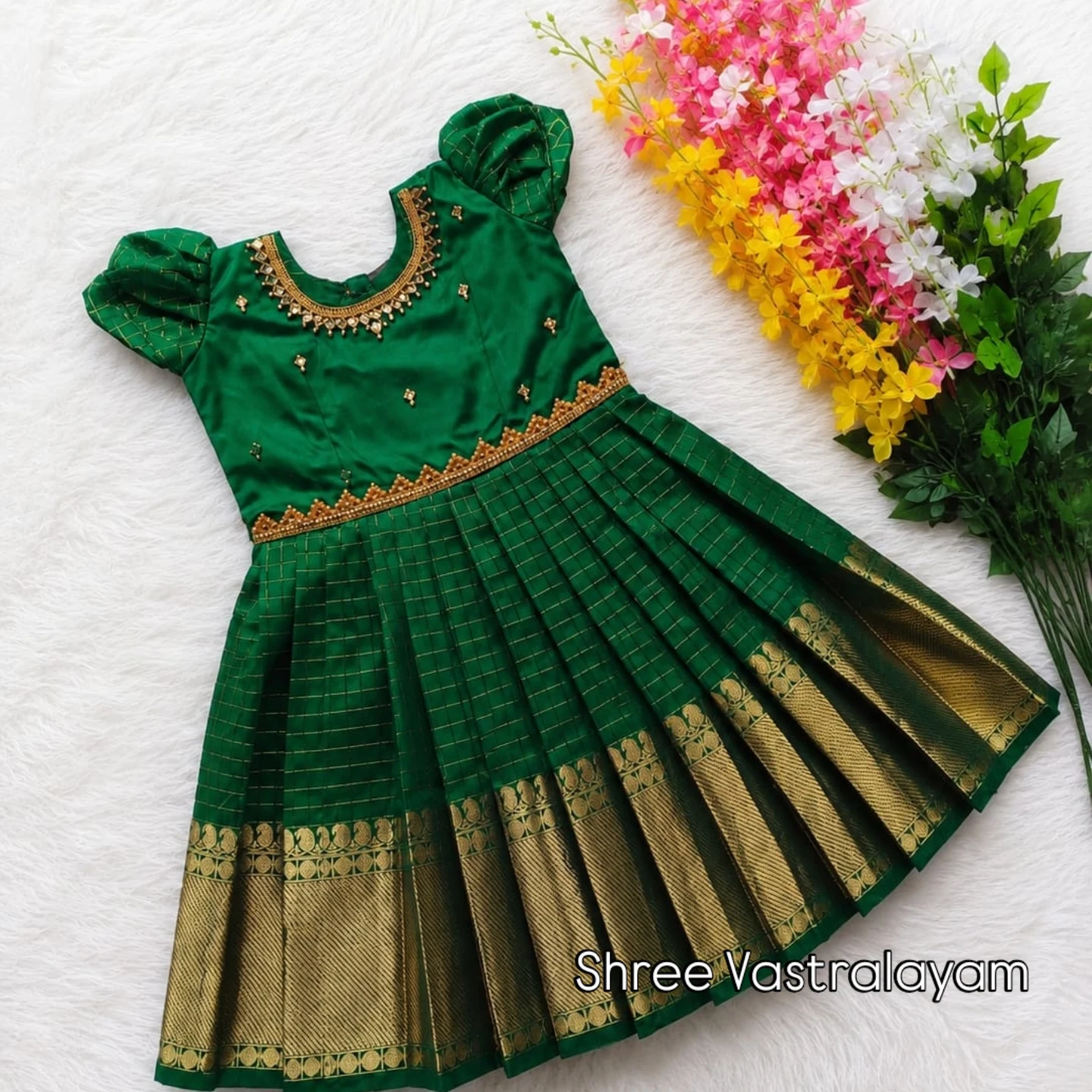 Anjali  - Dark green 