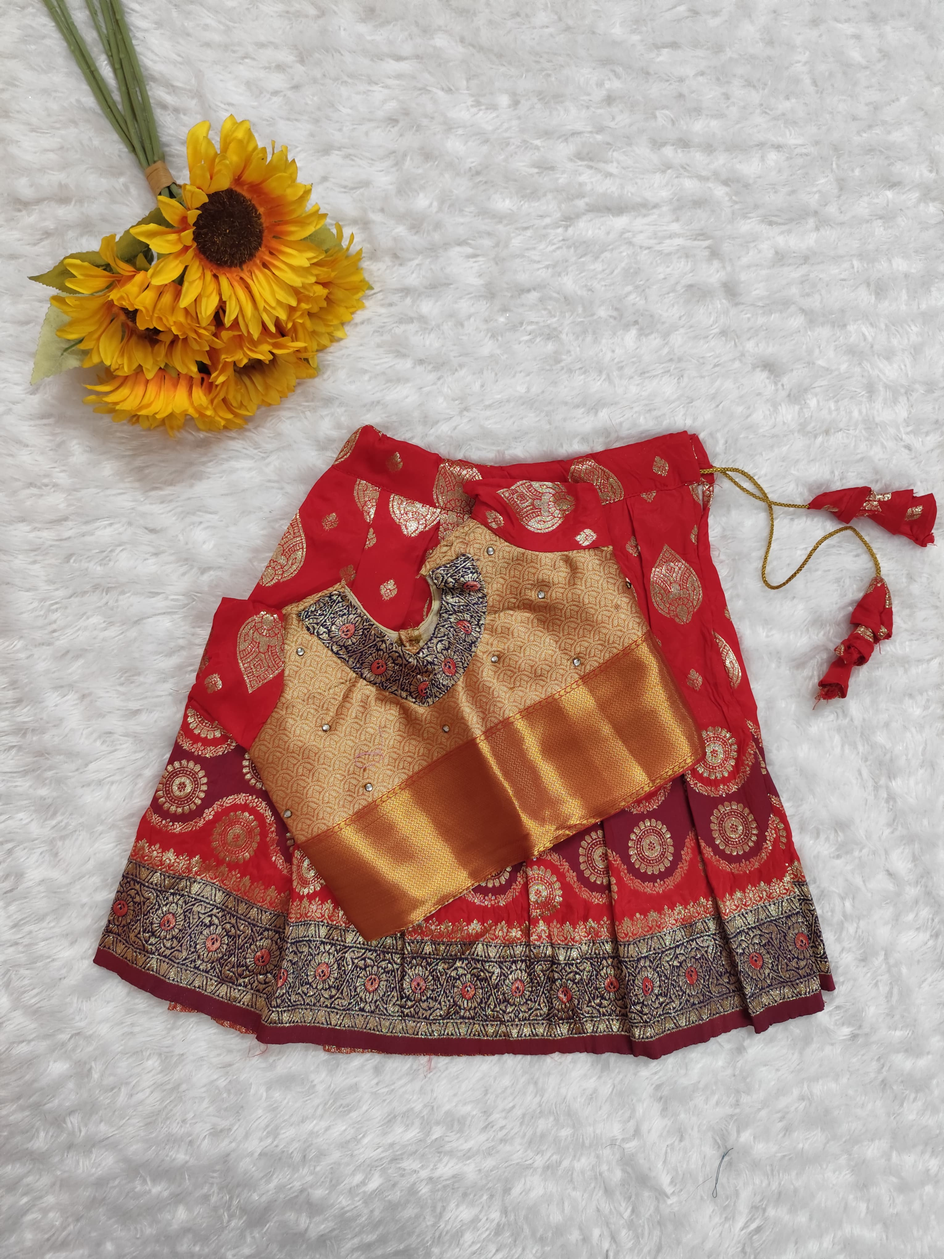 Traditional Indian Lehenga for Kids