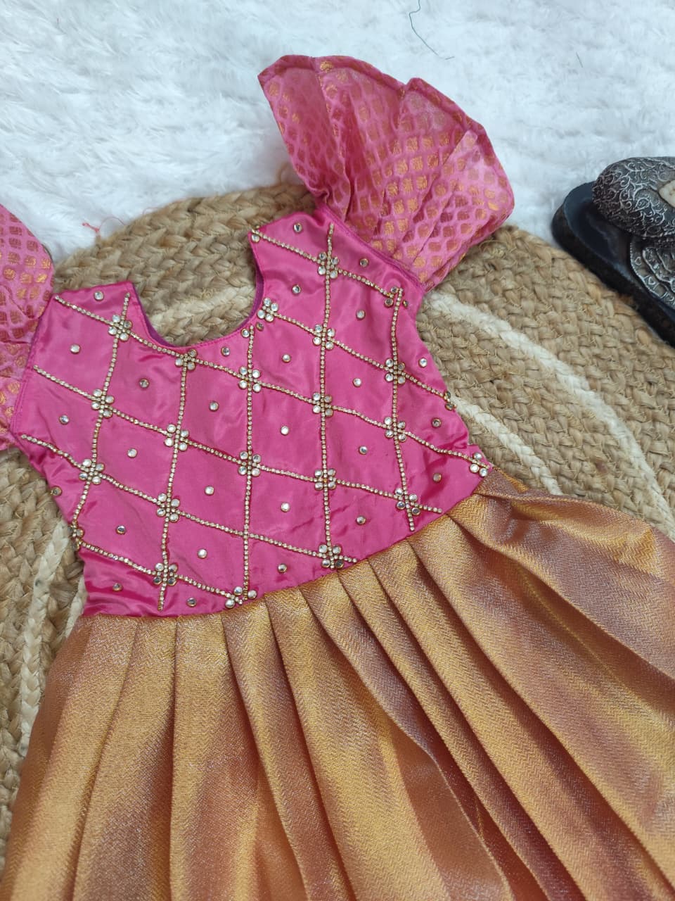 Traditional Pink and Gold