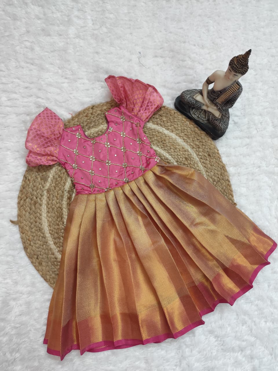 Traditional Pink and Gold