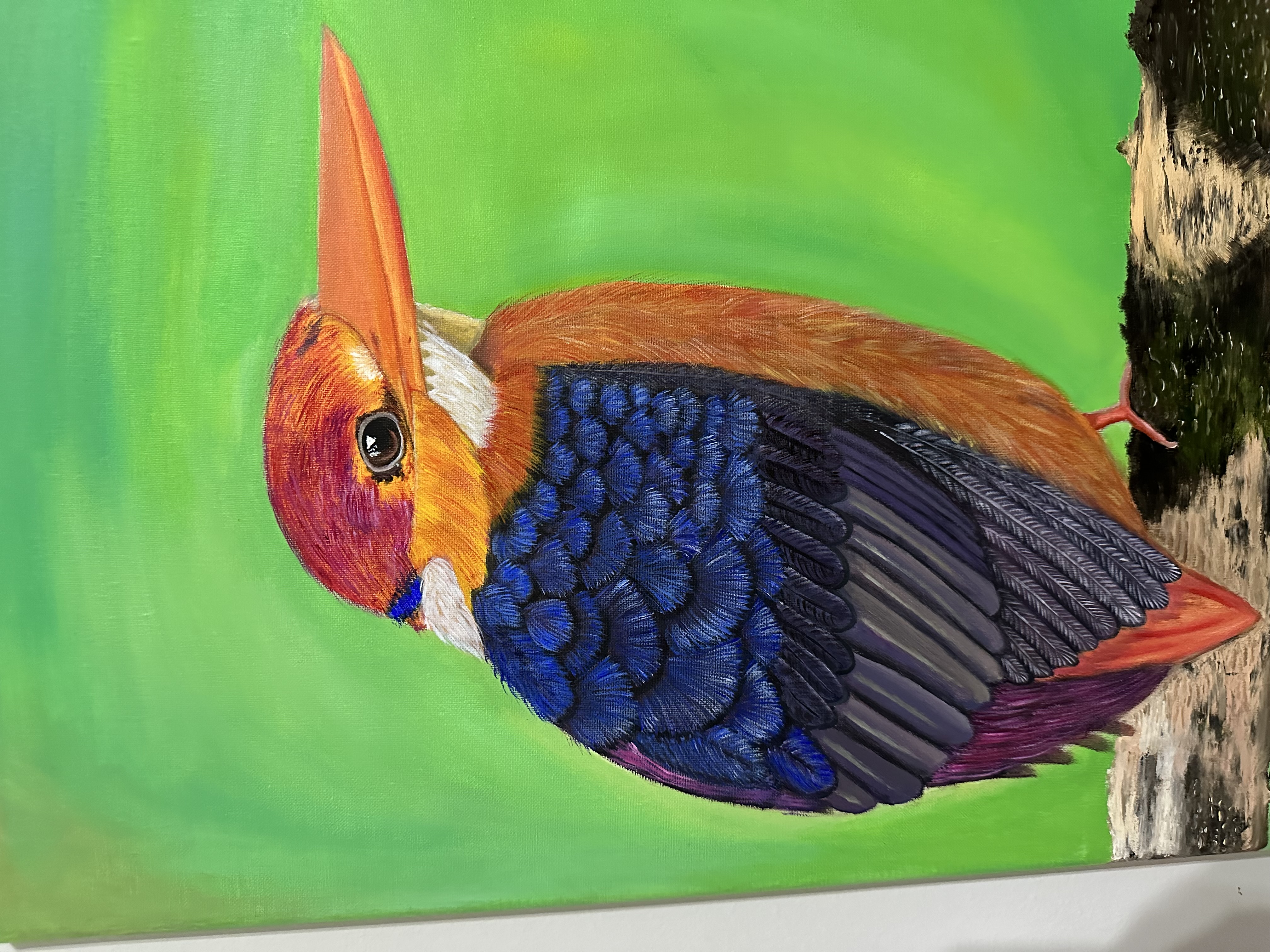 Colorful Bird Painting