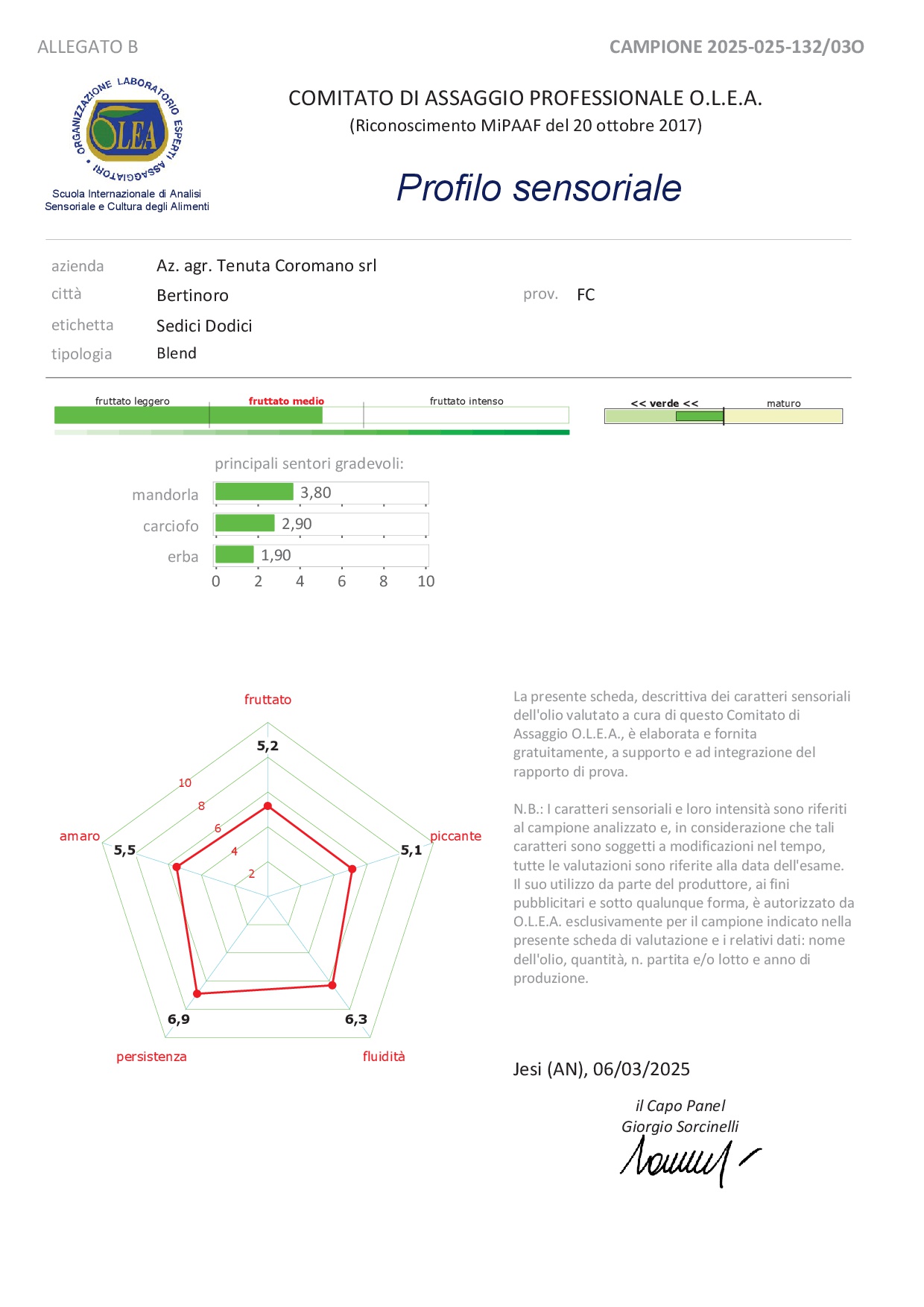 Olio extravergine di oliva spremuto a freddo