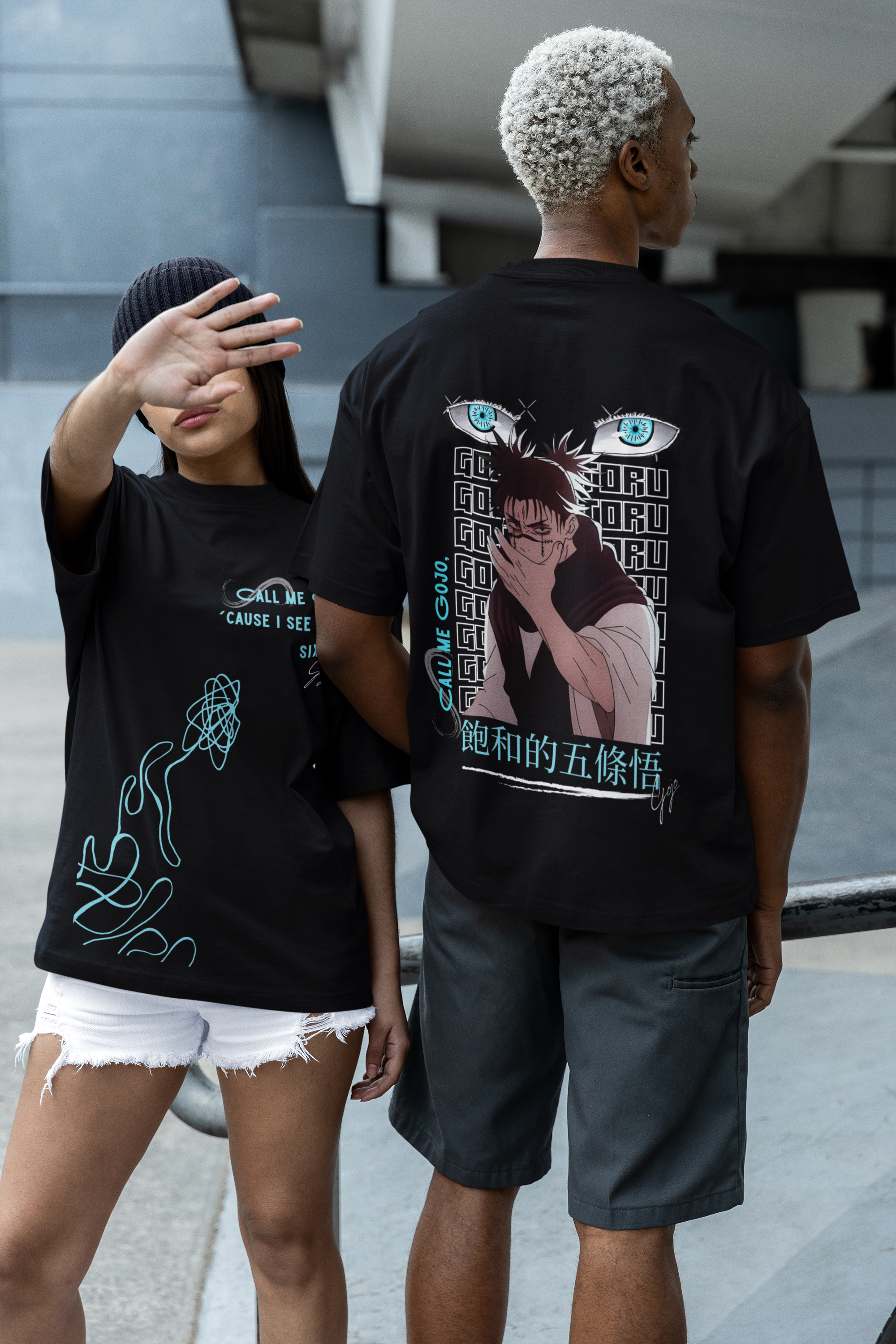 Gojo Saturo Oversized Tshirt