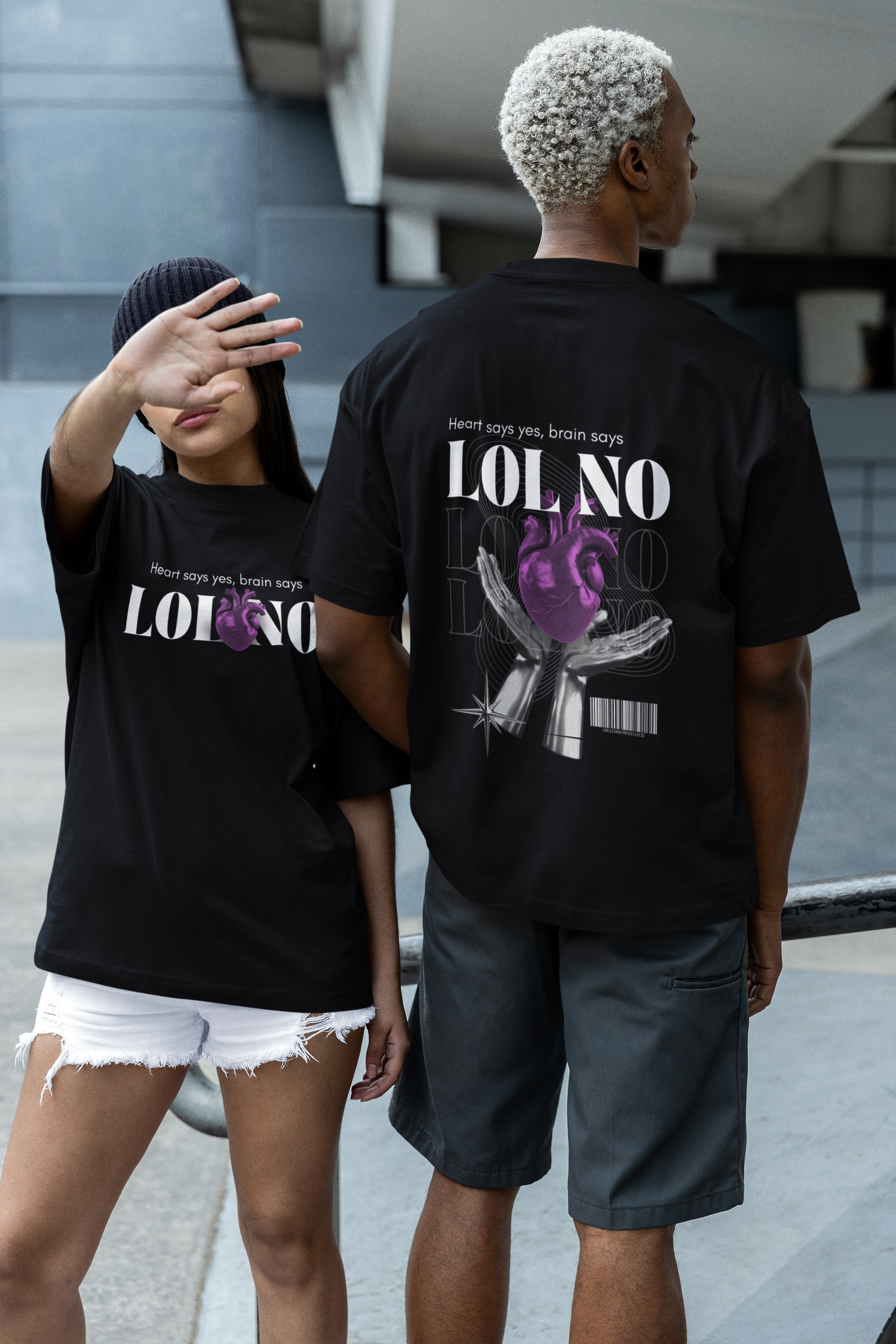 Lol No - Oversized Tshirt